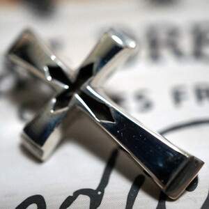 シルバー925 ネックレス クロス 十字架 カトリック ペンダント 小 ペア 銀925 k0093
