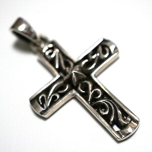 教会の十字架 カトリック十字架 銀 ネックレス ペンダント シルバー925 クロス クロス型 送料無料 y0693