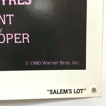 映画ポスター『Salem's Lot 　呪われた町』　約685x1040mm　USA　スティーヴン・キング　1980　　古い_画像5