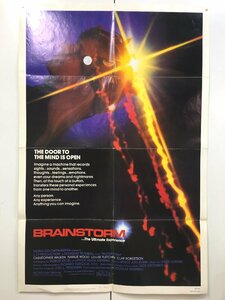 映画ポスター『BRAINSTORM』　約685x1040mm　USA版　1983　　　　　　　当時物　洋画　古い