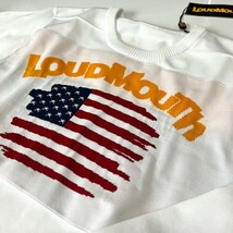 ★特価品★LOUDMOUTH　ラウドマウス メンズ　クルーネック セーター WH ≪サイズXL≫_画像1