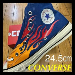 ☆新品☆CONVERSE ALL STAR US IGNT HI コンバース　オールスター　US イグナイト　ハイ　ブルー　フレイム　炎　オリジネイター