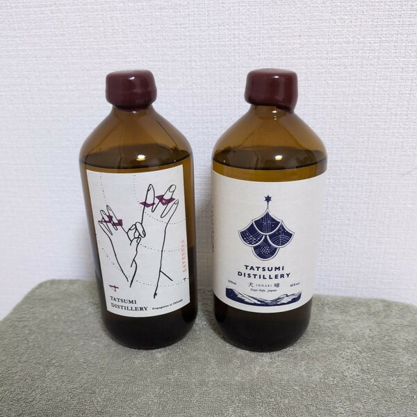 新品未開封 辰巳蒸溜所 TATSUMI DISTLLERY アルケミエ ラベンダージン　レギュラージン 2本セット