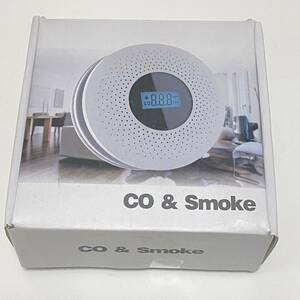 【1円オークション】CO & Smoke 一酸化炭素チェッカー ホーム ガード セキュリティCO アラーム検出器 警報器 アラーム 煙警報 SI01Q03