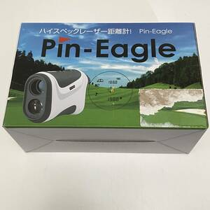 【1円オークション】Pin-Eagle ゴルフ用レーザー距離計 660yd対応 高低差測定機能 ピンサーチ機能 光学6倍望遠 IPX4防水性能 SI01Q39