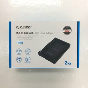 【1円オークション】 ORICO 2.5 → 3.5変換 2.5インチ HDD / SSD 変換マウンタ SATAインターフェース内蔵 変換ブラケット TS01A001629