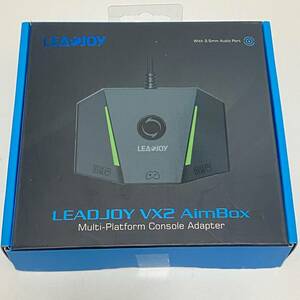 【1円オークション】LeadJoy VX2 AimBox ゲーミングコンバーター 有線接続アダプター マウス/キーボード 3.5mmイヤホンジャック SI01Q96