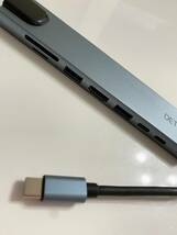 【1円オークション】DETROVA USB C ハブ 8-in-1 PD100W Type-C 4K出力 HDMIポート 高速データ転送 1Gbps イーサネット ME01G48_画像4