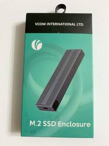 【1円オークション】VCOM M.2 NVMe SSD 外付けケース 10Gbps 高速データ転送 SSDエンクロージャー 工具不要 高性能チップ ME01G56