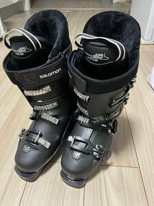 美品スキーブーツサロモン SALOMONブラック 黒