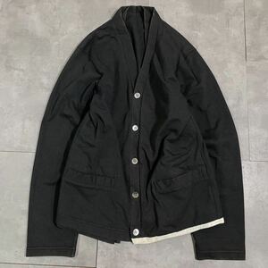 希少　COMME des GARCONS HOMME HOMME コムデギャルソンオム　■90s AD1999 田中オム　■レイヤード 二重 リバーシブル　■カーディガン