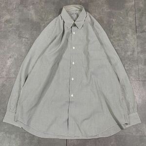 希少　COMME des GARCONS HOMME コムデギャルソンオム　■90s AD1997 田中オム　■ストライプ スナップボタン　■長袖シャツ ヴィンテージ