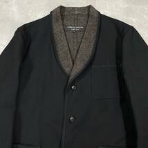 希少　COMME des GARCONS PLUS コムデギャルソンオムプリュス　■95AW AD1995 川久保玲　■スリープ期　■ガウン ジャケット　■アーカイブ_画像6