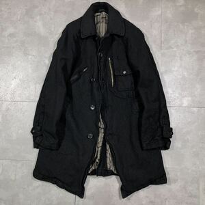 超希少　COMME des GARCONS HOMME コムデギャルソンオム■AD2005 渡辺淳弥　■ウール 縮絨 マルチ ジップ■ハンティング コート ジャケット