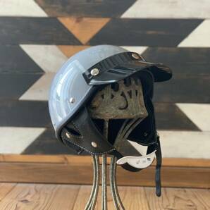 ショーティーヘルメット ポリスshorty BELL オーシャンビートル似 グレー 56〜59cm位の画像4
