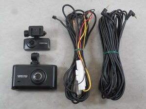 [75E_B2]コムテック ドライブレコーダー ZDR-025 ドラレコ 前後2カメラ ※microSD欠品 ※フロントカメラ台座欠品