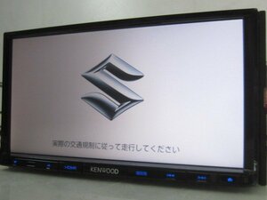 [58C:A7]スズキ純正 KENWOOD ケンウッド KXM-E500 CD DVD Bluetooth フルセグ カーナビゲーション 地図データ2015年 ※動作確認済み