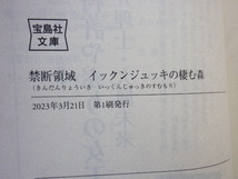 禁断領域 イックンジュッキの棲む森 美原さつき　文庫本●送料185円●_画像7