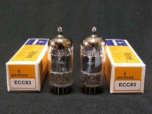 ♪♪Siemens ECC83/12AX7 同一ロット NOS品ペア #2550、ドイツ・シーメンス♪♪