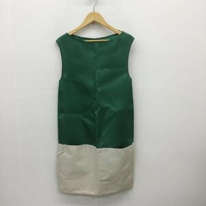 MARNI 38 マルニ ワンピース ひざ丈スカート シルク One-Piece Medium Skirt 白 / ホワイト / X 緑 / グリーン / 10092983