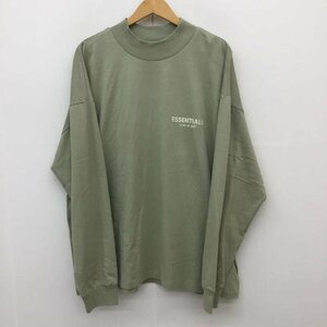 ESSENTIALS L エッセンシャルズ Tシャツ 長袖 T Shirt 薄緑 / ライトグリーン / 10099206