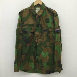 used clothes 表記無し ユーズドクロージング シャツ、ブラウス 長袖 ミリタリー シャツ ジャケット フランス軍 ジップアップ 10089207