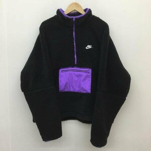 NIKE XL ナイキ ジャケット、上着 ジャケット、ブレザー Jacket 黒 / ブラック / X 紫 / パープル / 10099213