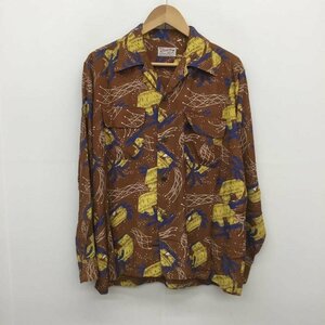 used clothes M ユーズドクロージング シャツ、ブラウス 長袖 The Riviera リビエラ アロハシャツ 開襟 オープンカラー 10093364