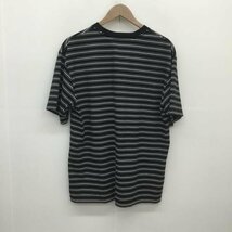 YAAH L ヤア Tシャツ 半袖 ボーダー T Shirt 黒 / ブラック / X 白 / ホワイト / 10089481_画像3