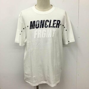 MONCLER M モンクレール Tシャツ 半袖 G209U8C000038392B 半袖カットソー プリントTシャツ T Shirt 白 / ホワイト / 10094789