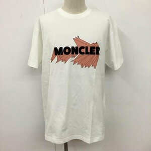 MONCLER L モンクレール Tシャツ 半袖 T Shirt 白 / ホワイト / 10095446