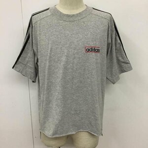 adidas M アディダス Tシャツ 半袖 半袖カットソー スポーツウェア プリントTシャツ T Shirt 灰 / グレー / 10095448