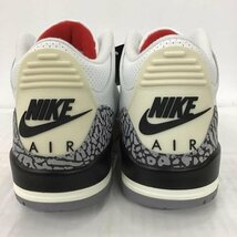 NIKE 27.0cm ナイキ スニーカー スニーカー DN3707 100 AIR JORDAN 3 RETRO 27cm 箱有 Sneakers 10100121_画像6