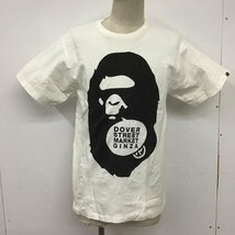 A BATHING APE L アベイシングエイプ Tシャツ 半袖 ロゴ プリントT T Shirt 白 / ホワイト / 10100478_画像1