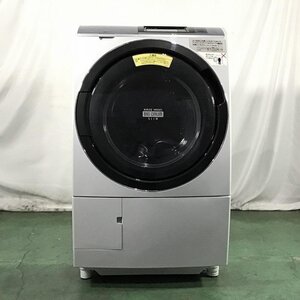 【中古品】 日立 / HITACHI ビッグドラム スリム BD-ST9800L ヒートリサイクル 風アイロン 左開き 2016年製 11kg シルバー 30017159