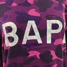 A BATHING APE S アベイシングエイプ Tシャツ 長袖 リバーシブル カモ柄 プリント T Shirt マルチカラー / マルチカラー / 10101176_画像3