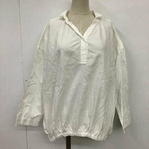 Samansa Mos2 FREE サマンサ モスモス シャツ、ブラウス 長袖 Shirt Blouse 白 / ホワイト / 10087675