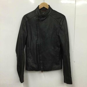 ARMANI EXCHANGE XS アルマーニエクスチェンジ ジャケット、上着 レザージャケット 羊革 Jacket 黒 / ブラック / 10085527