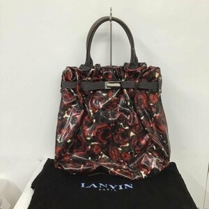 LANVIN 表記無し ランバン トートバッグ トートバッグ Tote Bag ダークブラウン / ダークブラウン / X 赤 / レッド / 10084764