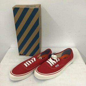 VANS 28.0cm バンズ スニーカー スニーカー Authentic 44 Deck 28cm 箱有 Sneakers 赤 / レッド / X 白 / ホワイト / 10083954