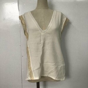 ZARA M ザラ タンクトップ タンクトップ Tank Top 白 / ホワイト / 10087414