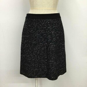 INDIVI 38 インディヴィ スカート ミニスカート Skirt Mini Skirt Short Skirt 黒 / ブラック / 10089241