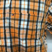 TOMMY HILFIGER S トミーヒルフィガー シャツ、ブラウス 半袖 ボタンダウンシャツ Shirt Blouse 10088753_画像4