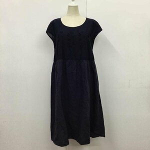 SM2 M サマンサモスモス ワンピース ひざ丈スカート One-Piece Medium Skirt 紺 / ネイビー / 10089253