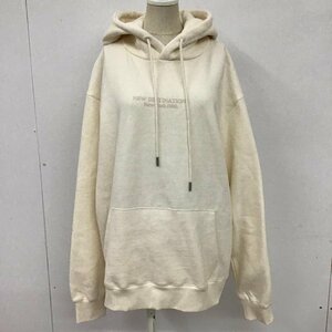 ZARA L ザラ パーカー 長袖 タグ付 フーディ Hooded Sweatshirt Hoodie オフホワイト / オフホワイト / 10092476