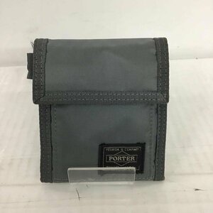 PORTER 表記無し ポーター 財布 二つ折り Wallet Bi-Fold Wallet Billfold Wallet 灰 / グレー / 10088385