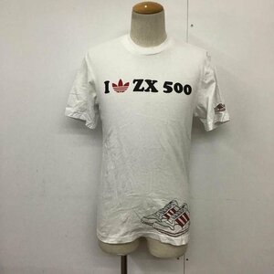 adidas M アディダス Tシャツ 半袖 904455 ZX500 スニーカー T Shirt 白 / ホワイト / 10090946