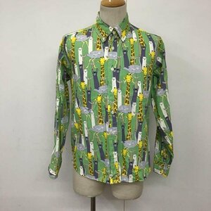 USED M 古着 シャツ、ブラウス 長袖 ボタンダウン 動物 Shirt Blouse マルチカラー / マルチカラー / 10090655