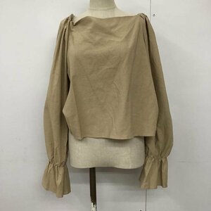 USED 表記無し 古着 カットソー 長袖 IGOTC スクエアネック Cut and Sewn ベージュ / ベージュ / 10093993