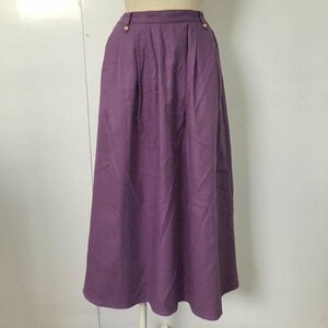 ehka sopo FREE エヘカソポ スカート ロングスカート 1504664 麻タックスカート Skirt Long Skirt 紫 / パープル / 10098762